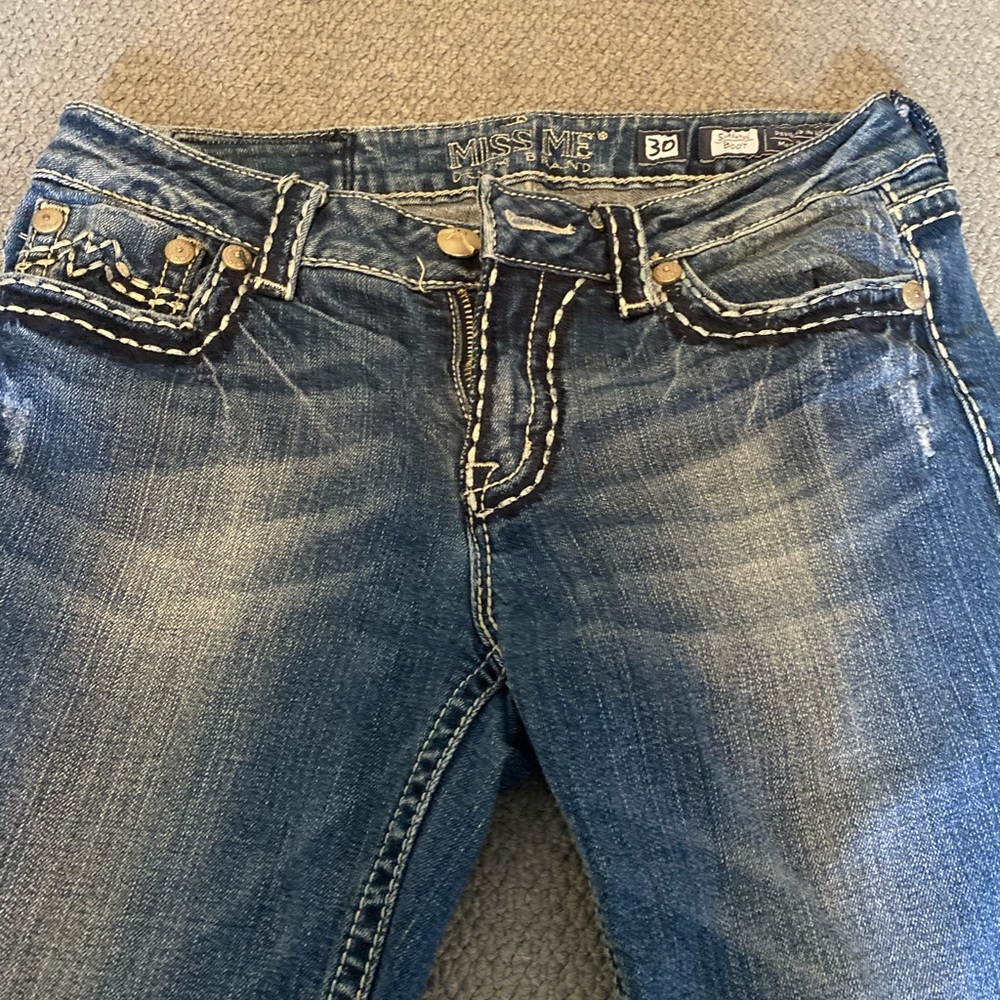 Miss me jeans-Medium blue-size 30